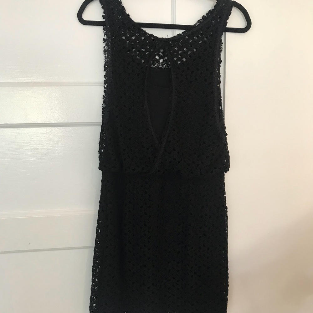 Free People Crochet Mini Dress